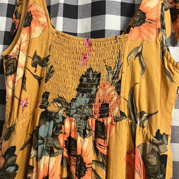 Perfect Floral Flowy Bow Tie Shoulder Maxi Dress - Picture 11 of 15